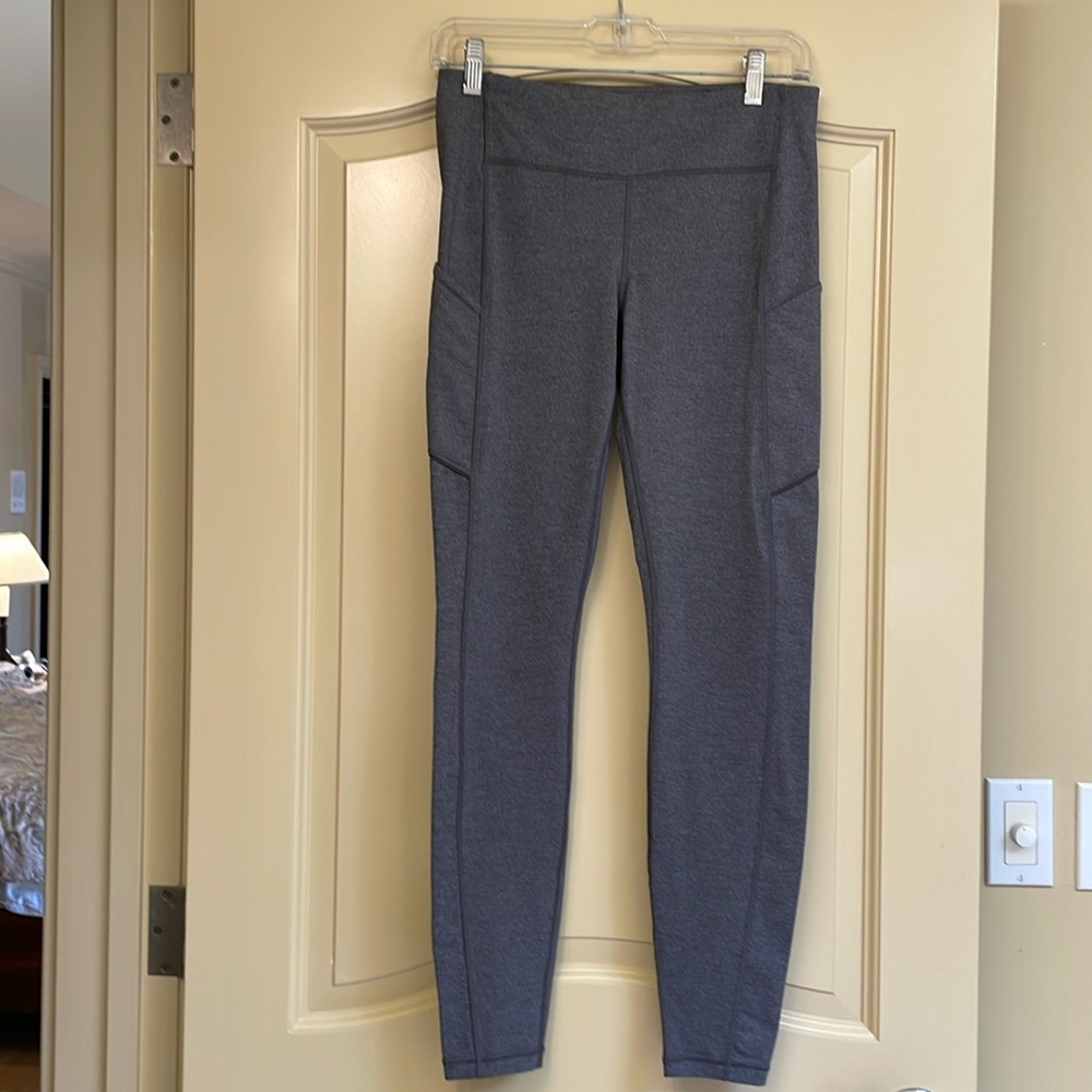 Lululemon Speed Up heathered grey leggings